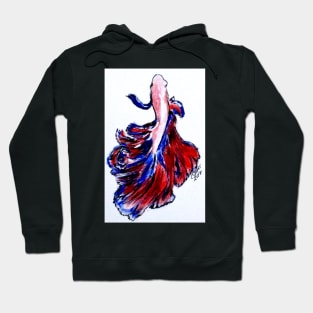 Art Doodle No. 32 Betta Fish Hoodie